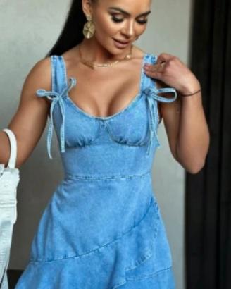 Abito in denim 