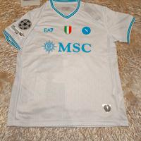 EA7 maglia calcio Napoli away Champions League 