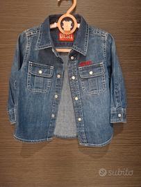 camicia in gins bambini