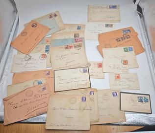 Lotto 26 Buste Affrancate D'Epoca Genova