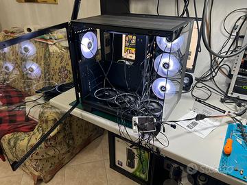 Case pc gaming msi acquario con ventole argb