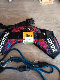 Guinzaglio più Pettorina x il cane Taglia Grande. 