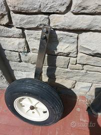 2 ruote posteriori per gommone