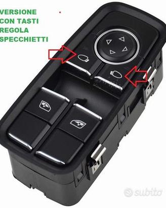 Pulsantiera alzavetro porsche carrera boxster