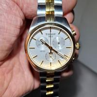 Tissot Pr 100 crono bianco oro / acciaio nuovo