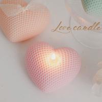Candele profumate a forma di cuore