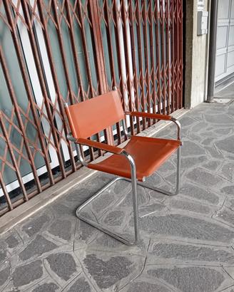 Sedia in pelle vintage 