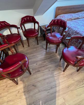 Poltroncine in pelle