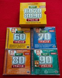 Hit 60 70 80 90 Italia by Carlo Conti 4cd box new!