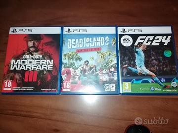 3 giochi ps5 = 35 euro totali