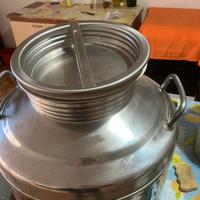 Fusto bidone acciaio inox