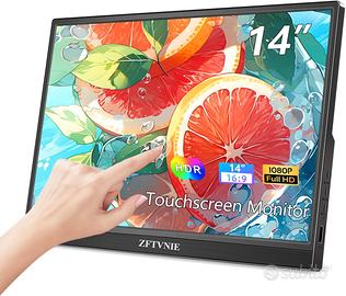 Touchscreen Portable Monitor 14 Inch Full HD 1080P