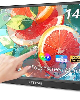 Touchscreen Portable Monitor 14 Inch Full HD 1080P