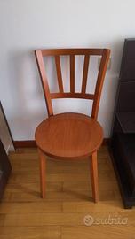 3 sedie Calligaris in legno 