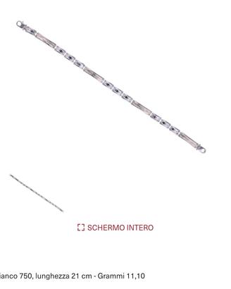 bracciale in oro bianco 750 (18kt)