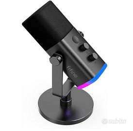 FIFINE USB Gaming Microfono Dinamico per PC PS4 PS