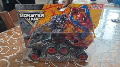 Monster jam venom Vs spiderman