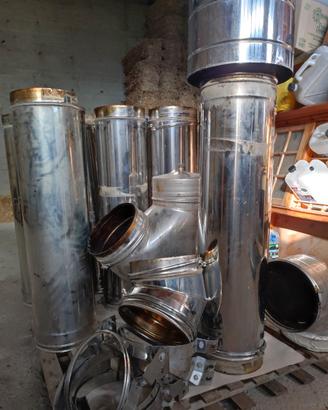 Canna fumaria  inox come nuova