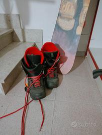 tavola Burton e stivali Burton 