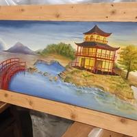 Quadro ad acrilico su tela