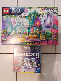 lego trolls word tour. gioco memory