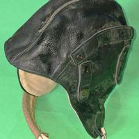 Caschetto in pelle per piloti e operatori di volo