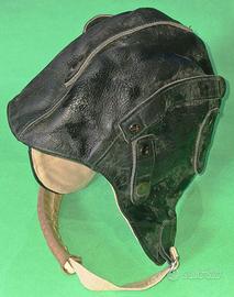 Caschetto in pelle per piloti e operatori di volo