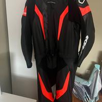 Tuta moto in pelle spidi 2 pezzi