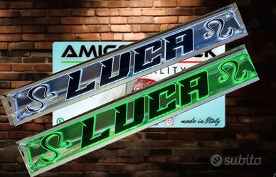 tabella luminosa multicolor per camion insegna led