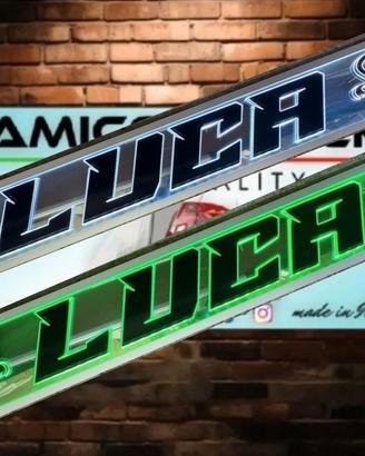 tabella luminosa multicolor per camion insegna led