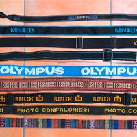 Lotto 9 cinghie a tracolla Minolta Olympus Reflex