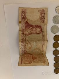 Presunte monete rare con banconota