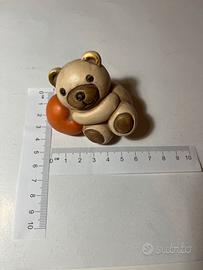 Thun Teddy con cuore arancione