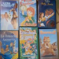 videocassette bambini x6