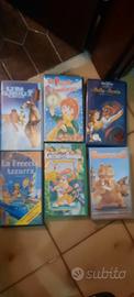 videocassette bambini x6