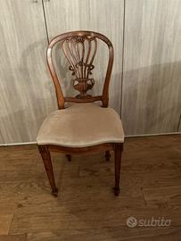 Gruppo di nr. 4 sedie