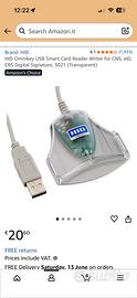 HID OMNIKEY 3021 Lettore RFID USB + Tessere