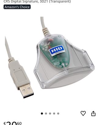 HID OMNIKEY 3021 Lettore RFID USB + Tessere