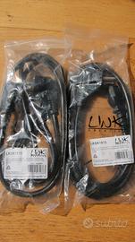 2 x Cavi Alimentazione presa Schuko sezione 1,5mm