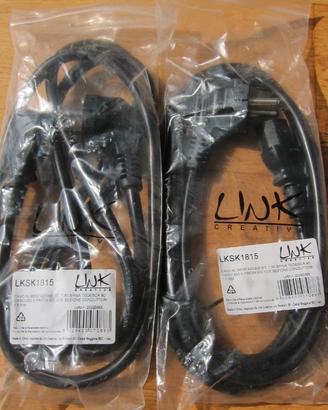 2 x Cavi Alimentazione presa Schuko sezione 1,5mm