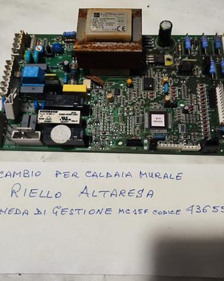 Scheda di gestione caldaia murale Riello Altaresa