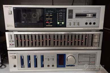 Toshiba impianto stereo vintage