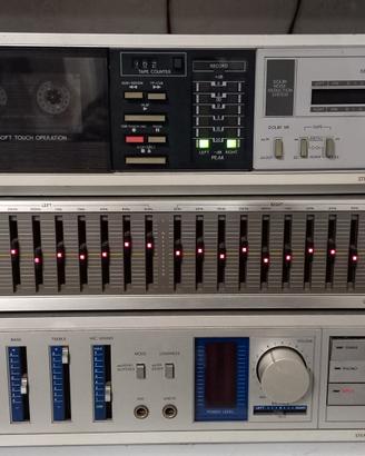 Toshiba impianto stereo vintage