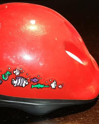 Casco rosso bimbo/a cm. 48-52