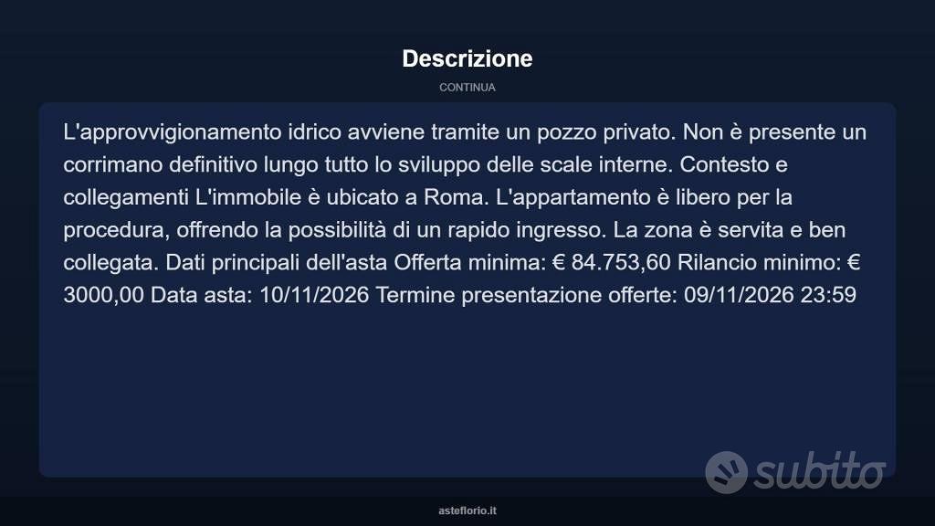 Appartamento – Roma, Borghesiana - Vista 4