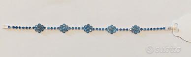 Bracciale cristalli fiori
