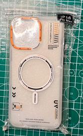 Cover iphone 16 pro max +3 vetri privacy