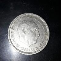Moneta 5 Pesetas 1957