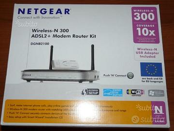 NETGEAR Modem ADSL+ Potente + WI-FI NUOVO