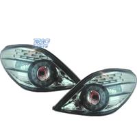 FANALI PEUGEOT 207 CC 06-12 LED FONDO CROMATO